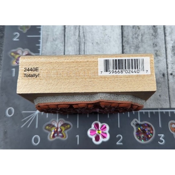 Penny‎ Black Totally Flowers 2440E 2002 Rubber Stamp Wood #Q101 - Picture 4 of 4